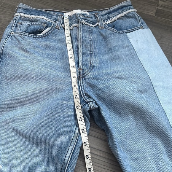 Reformation | Skinny Patch Jeans in Torres Wash Size 26 Light Medium Wash - Picture 10 of 16